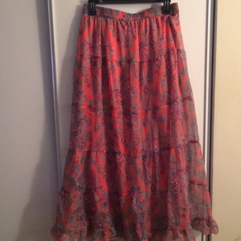 Floral Peasant Skirt